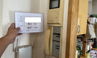 インターホン工事 施工前