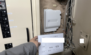 インターホン工事 施工後
